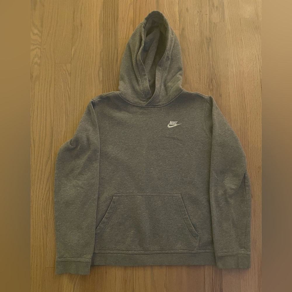 Nike Hoodie, Gray, Youth XL